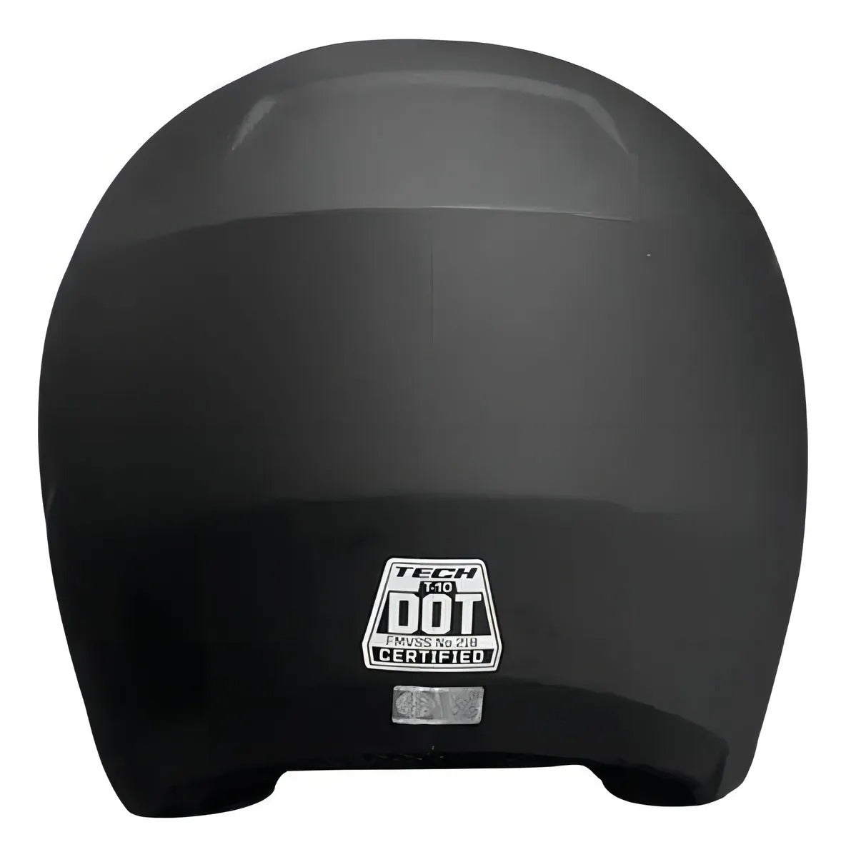Casco Abierto TECH T-10 Negro Mate Certificado DOT