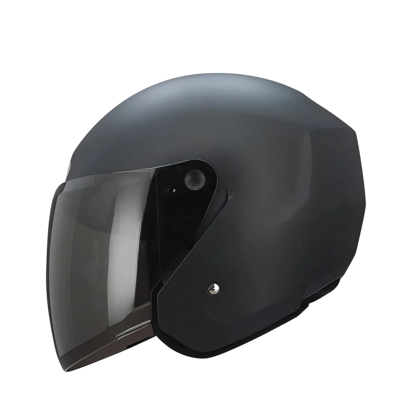 Casco Abierto TECH T-10 Negro Mate Certificado DOT