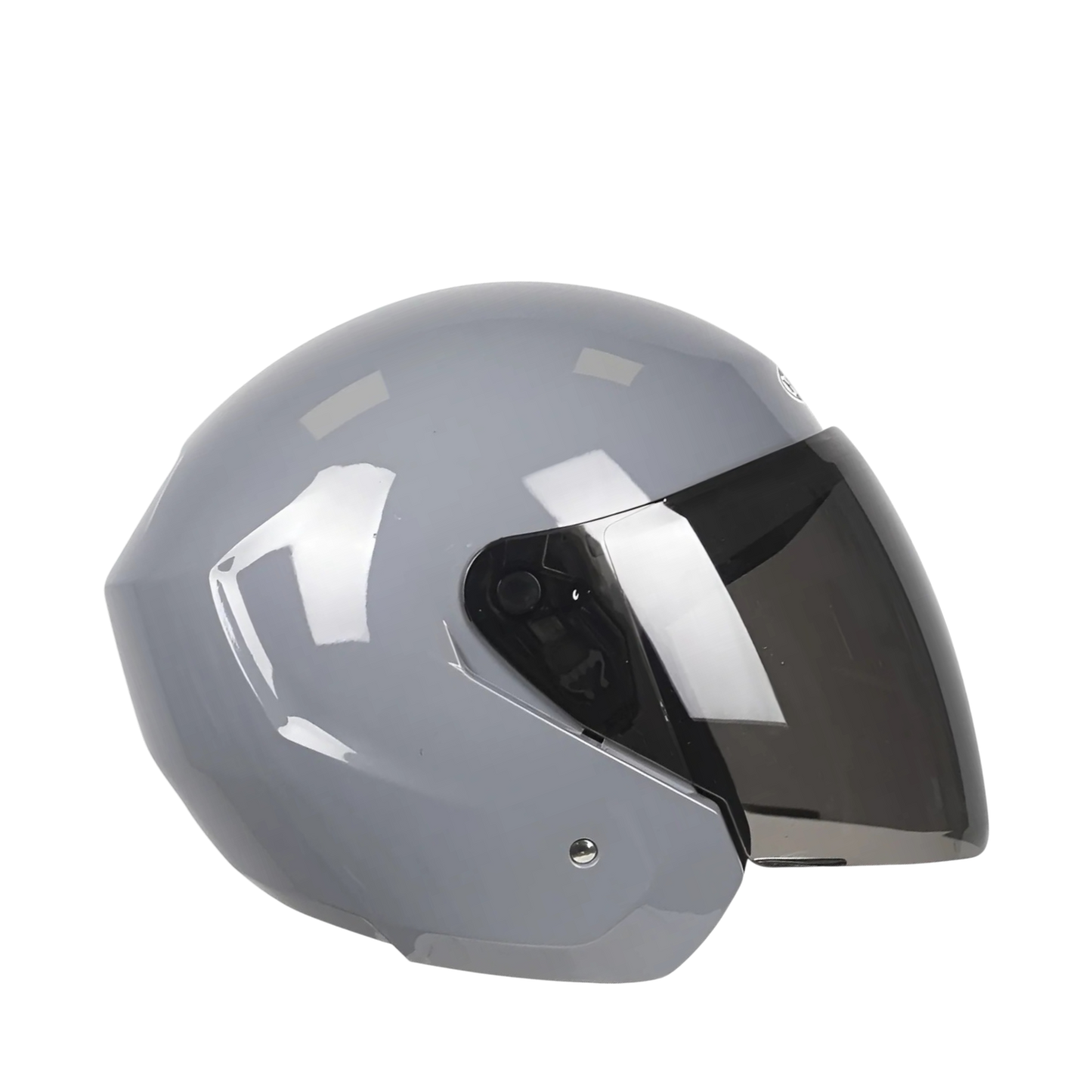 Casco Abierto TECH T-10 Gris Brillo Certificado DOT