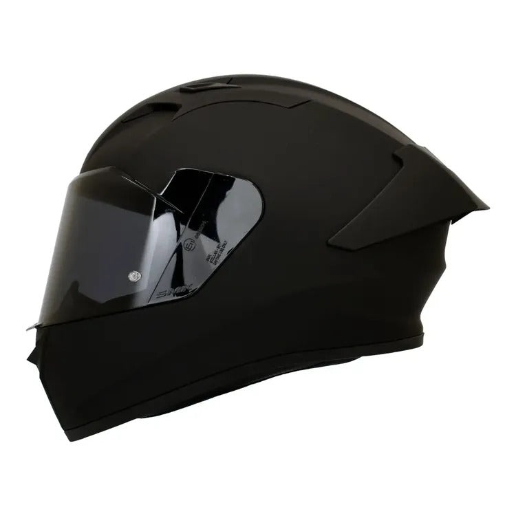 Casco Moto SMK Stellar Solid Negro