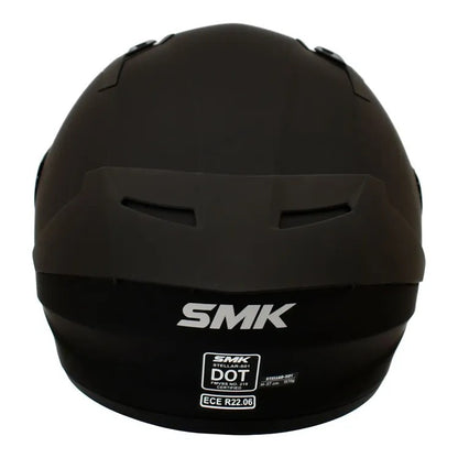Casco Moto SMK Stellar Solid Negro