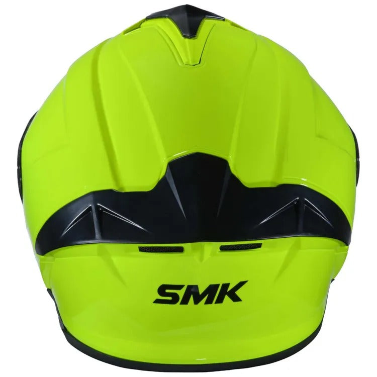 Casco Moto SMK Typhoon Solid Verde