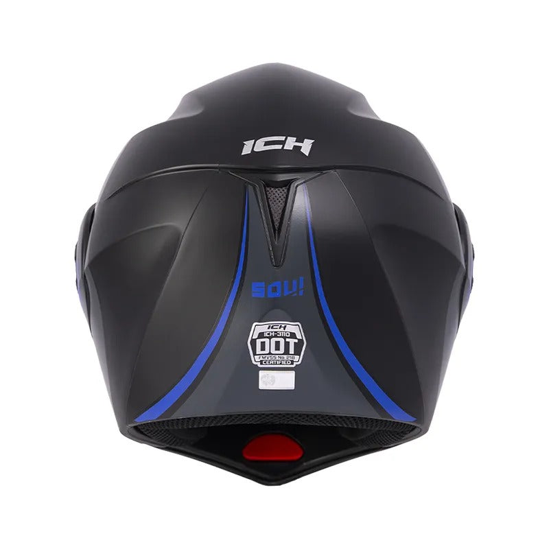 Casco ICH 3110 Abatible Azul Certificado