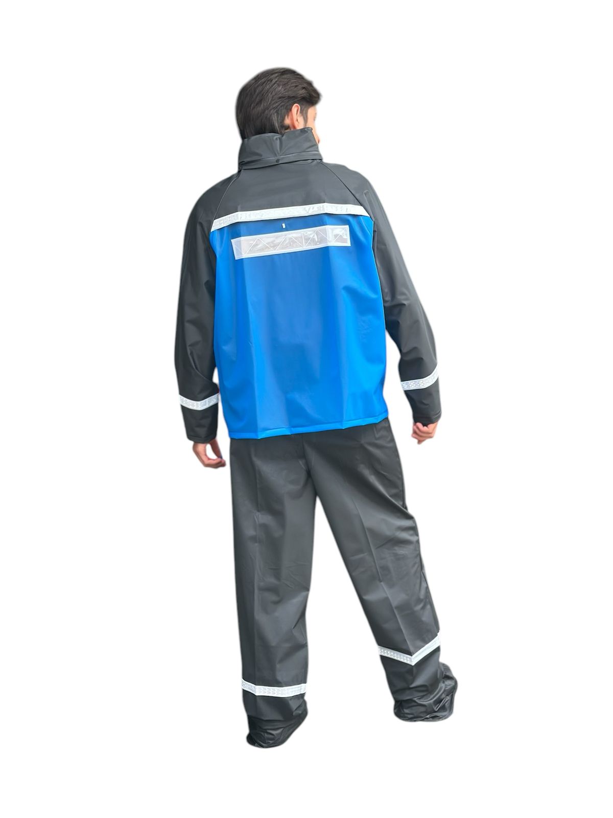 CONJUNTO IMPERMEABLE SILICONADO AZUL