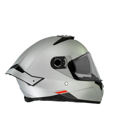 CASCO MT THUNDER 4 SOLID BLANCO