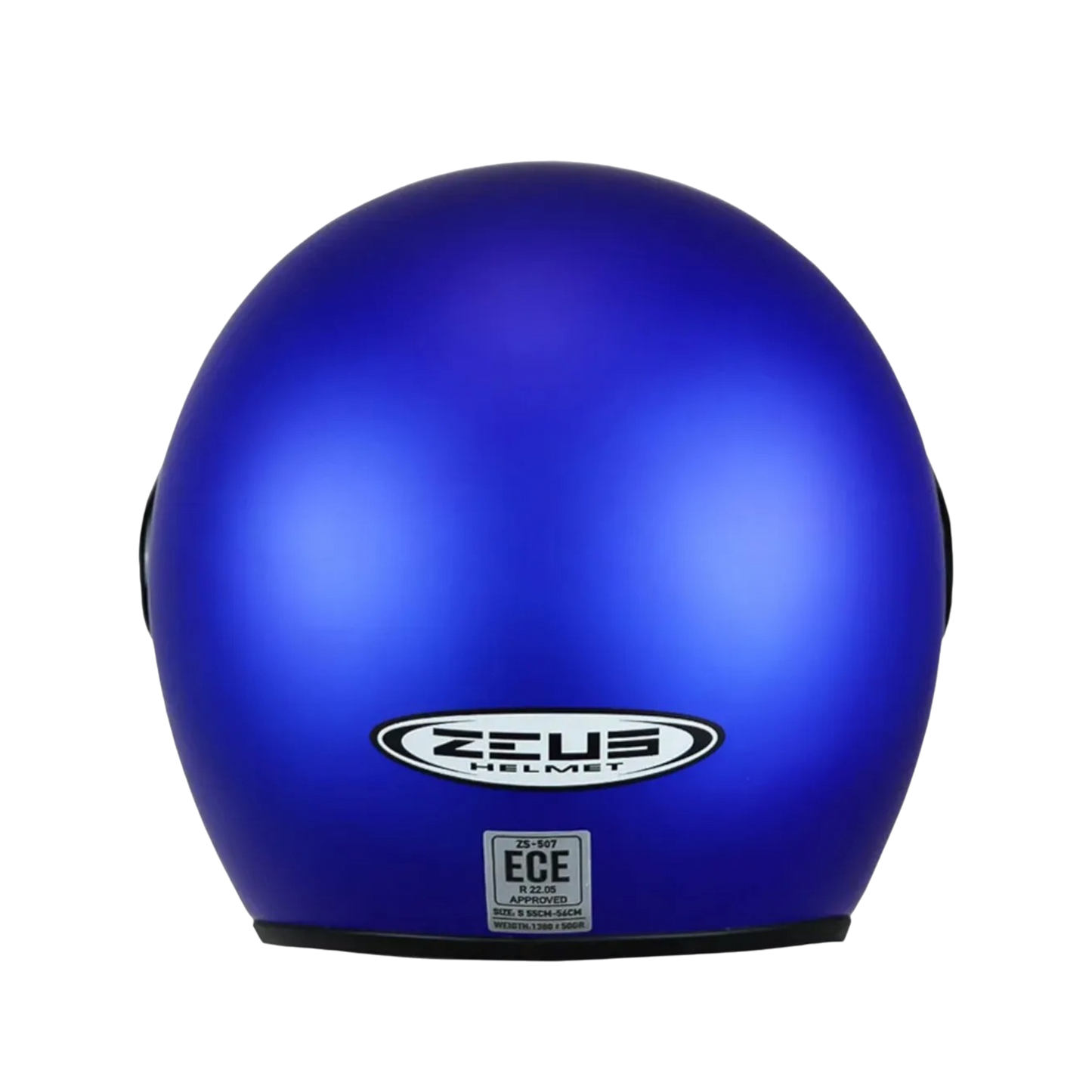Casco Zeus 507 Abierto Solid Azul Mate