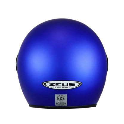 Casco Zeus 507 Abierto Solid Azul Mate