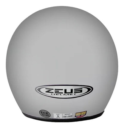 Casco Zeus 507 Abierto Solid Gris Mate