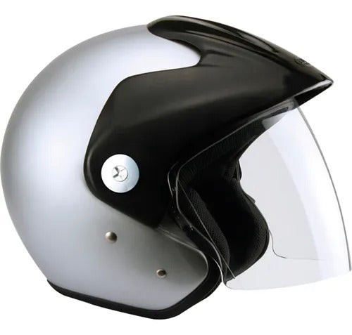 Casco Zeus 507 Abierto Solid Gris Mate