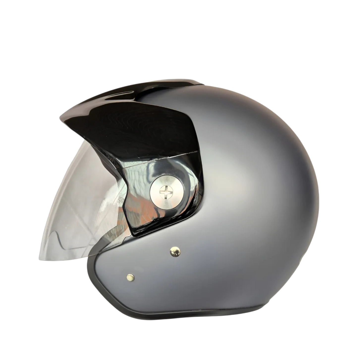Casco Zeus 507 Abierto Solid Gris Mate Oscuro