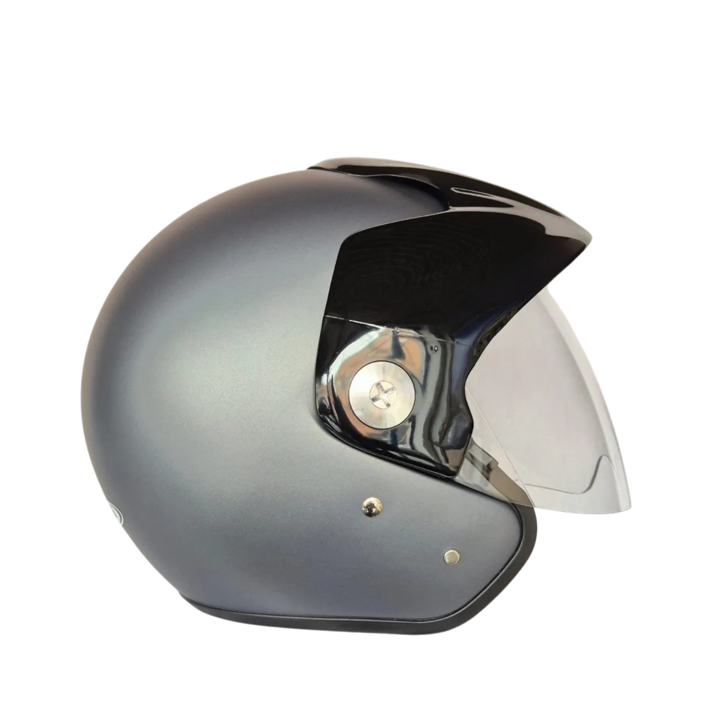 Casco Zeus 507 Abierto Solid Gris Mate Oscuro