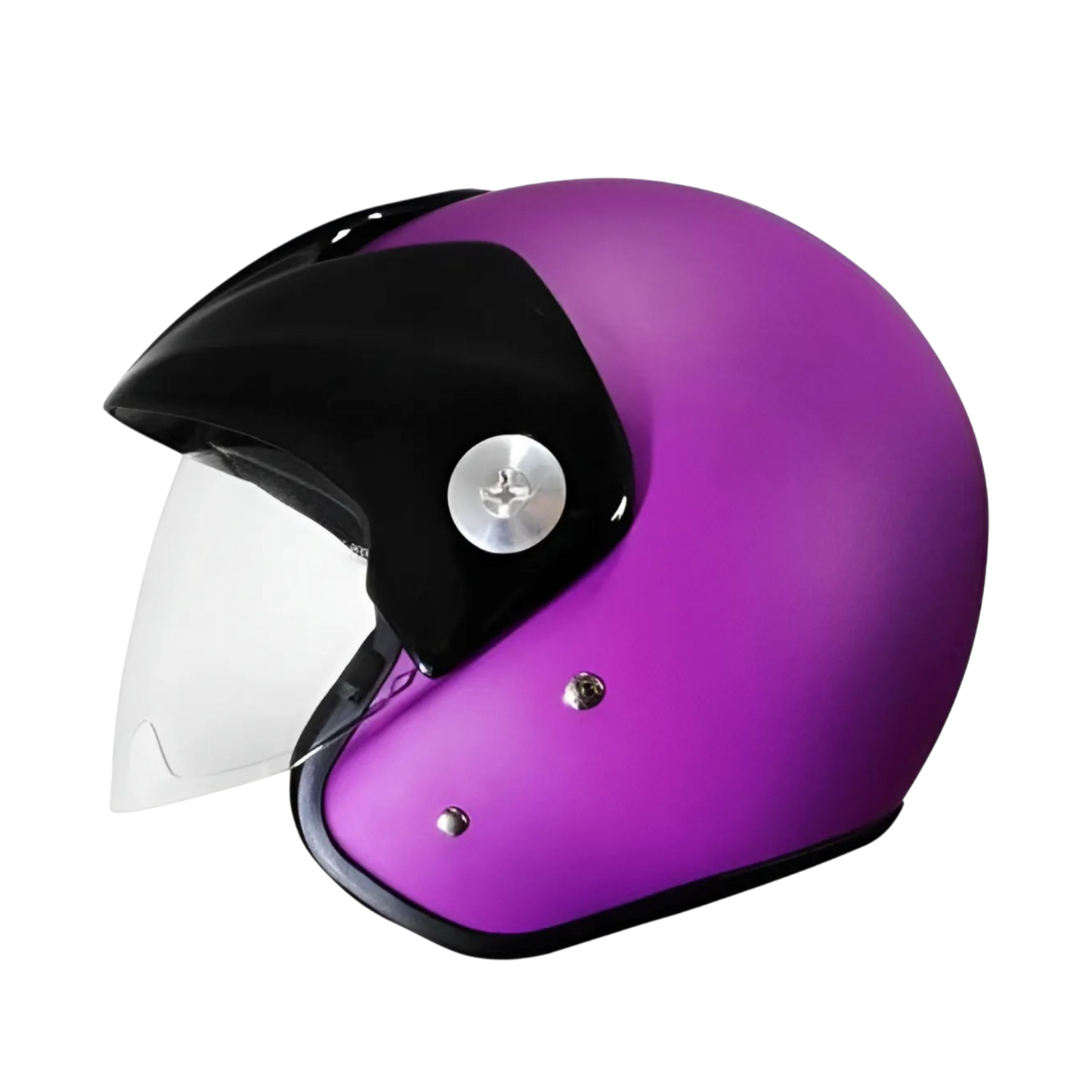 Casco Zeus 507 Abierto Solid Morado Mate