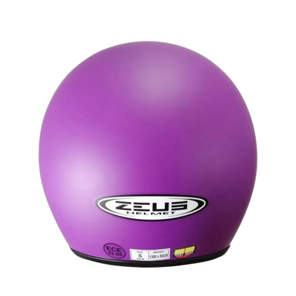 Casco Zeus 507 Abierto Solid Morado Mate