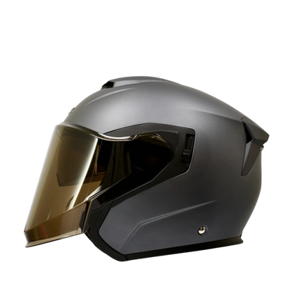 Casco Abierto Zeus 626 Gris Mate