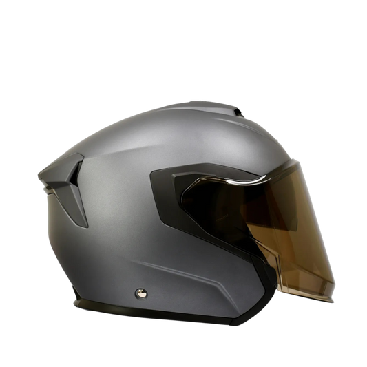 Casco Abierto Zeus 626 Gris Mate