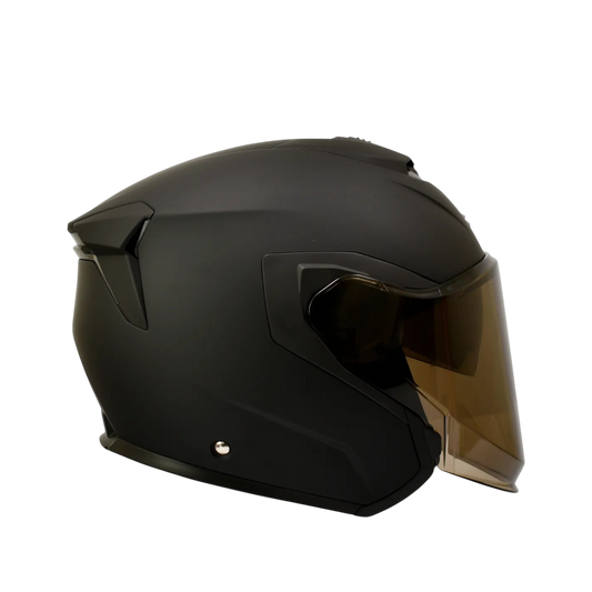 Casco Abierto Zeus 626 Negro Mate
