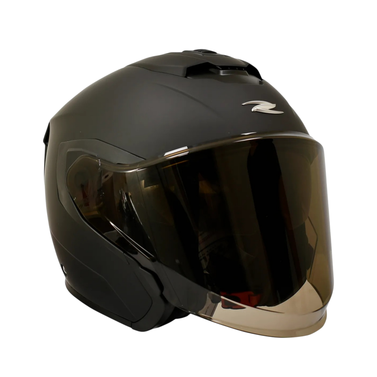 Casco Abierto Zeus 626 Negro Mate