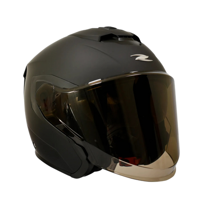 Casco Abierto Zeus 626 Negro Mate