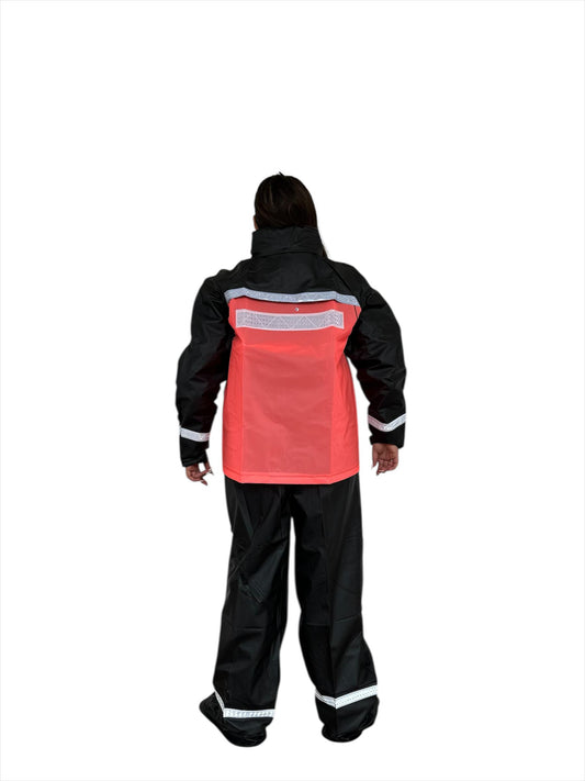 Impermeable Siliconado Liso Fucsia