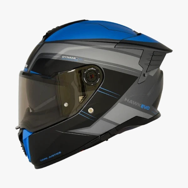 Casco SPARTAN HAWK SV Negro - Azul