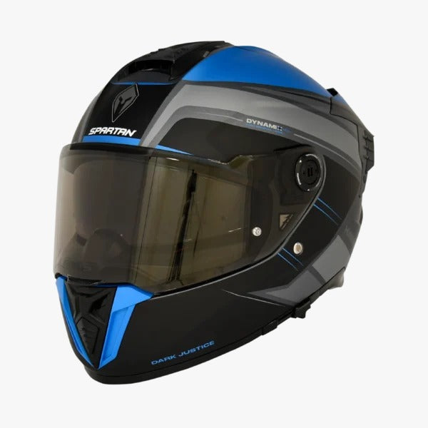 Casco SPARTAN HAWK SV Negro - Azul