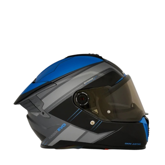 Casco SPARTAN HAWK SV Negro - Azul