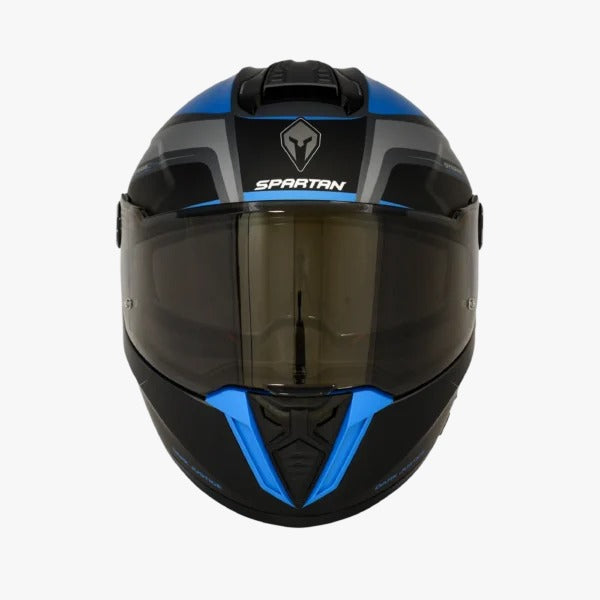 Casco SPARTAN HAWK SV Negro - Azul