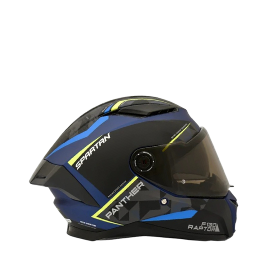 Casco SPARTAN PANTHER SV Gris - Negro Azul Oscuro