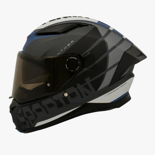 Casco SPARTAN PANTHER SV Gris - Negro Azul