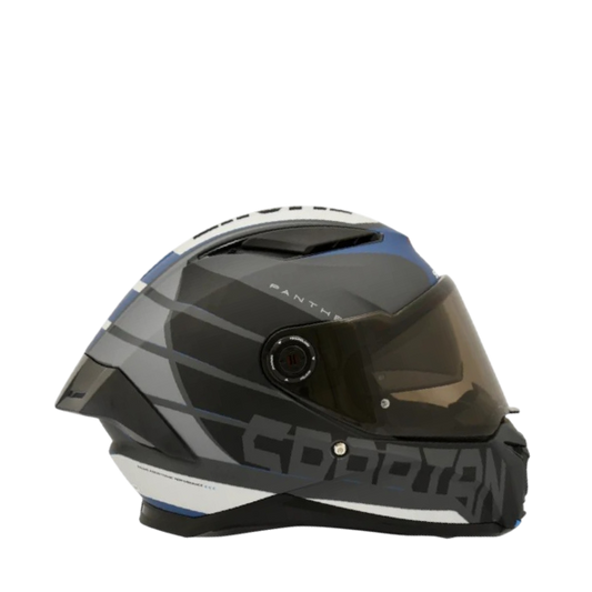Casco SPARTAN PANTHER SV Gris - Negro Azul
