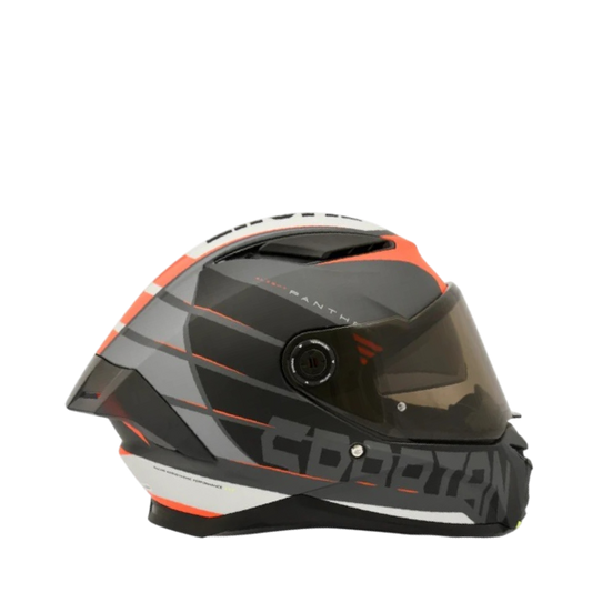 Casco SPARTAN PANTHER SV Gris - Negro Naranja
