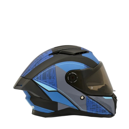 Casco SPARTAN PANTHER SV Gris - Negro Azul Oscuro