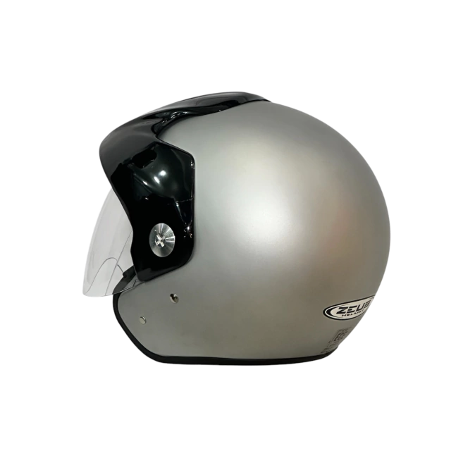 CASCO ZEUS ABIERTO GRIS PLATA MATE