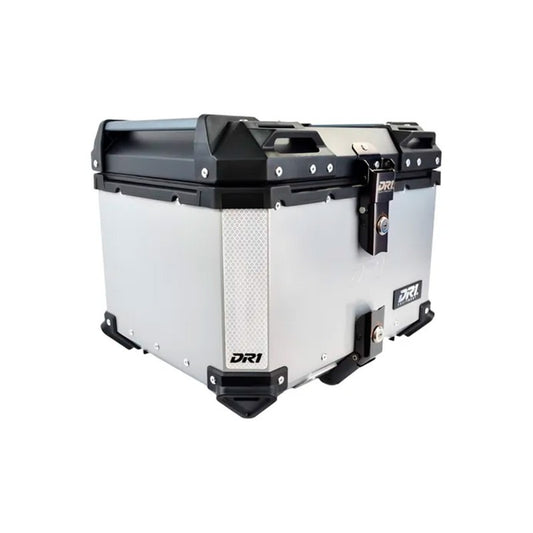 Maletero Cuadrado Alu Pro Aluminio Doble Chapa DR1 45L Gris