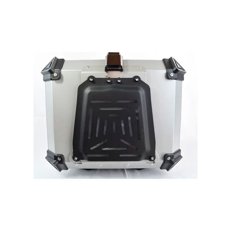 Maletero Cuadrado Alu Pro Aluminio Doble Chapa DR1 45L Gris