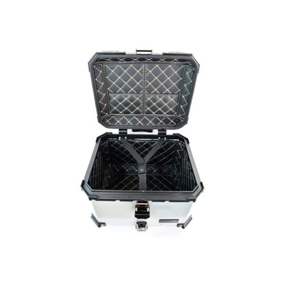 Maletero Cuadrado Alu Pro Aluminio Doble Chapa DR1 45L Gris