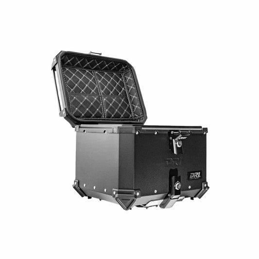 Maletero Cuadrado Alu Pro Aluminio Doble Chapa DR1 45L Negro