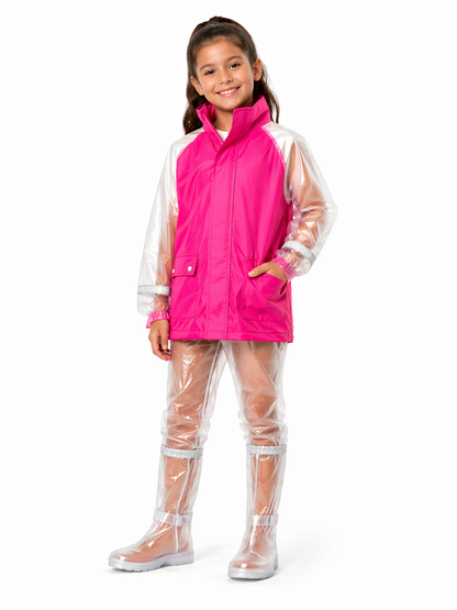 Impermeable Para Niña tipo siliconado