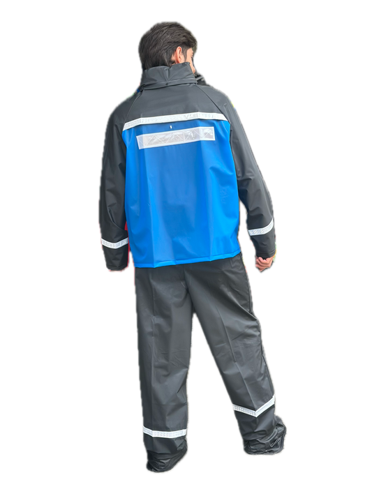 Impermeable para Moto Siliconado Azul Unixe