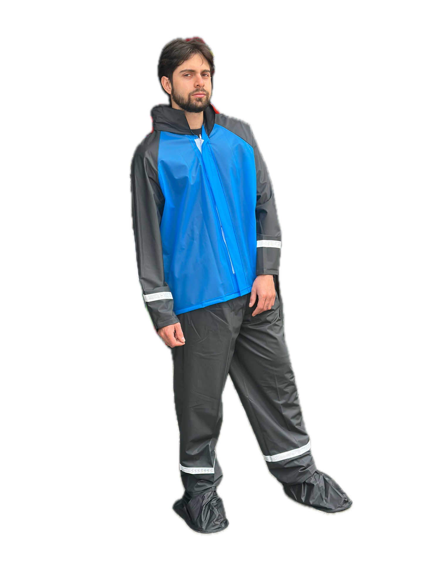 Impermeable para Moto Siliconado Azul Unixe