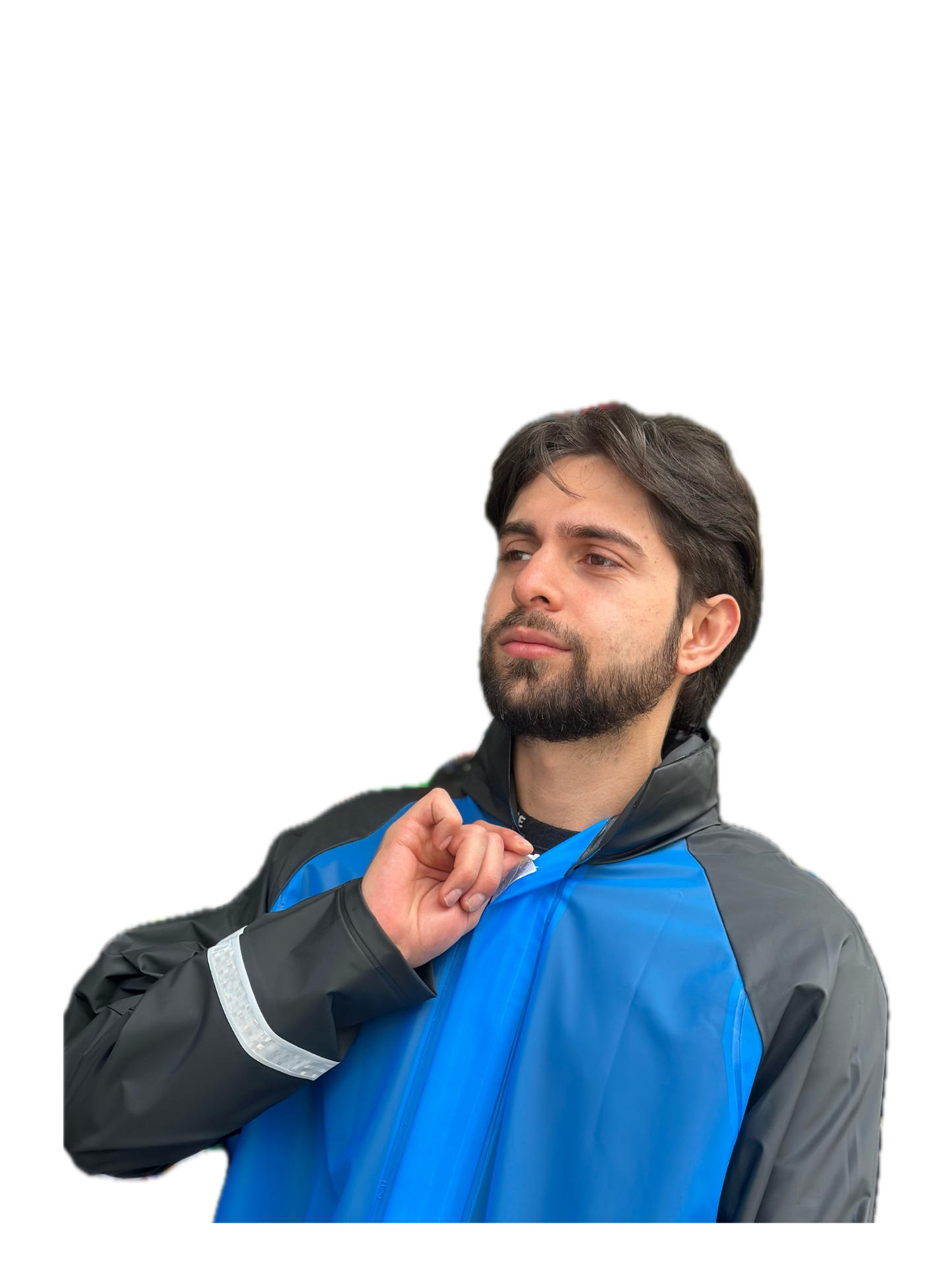 Impermeable para Moto Siliconado Azul Unixe