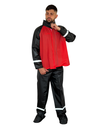 Impermeable Siliconado Rojo