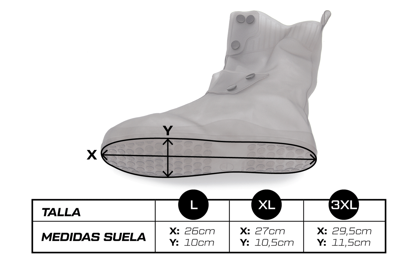 BOTAS IMPERMEABLES SILICONADAS